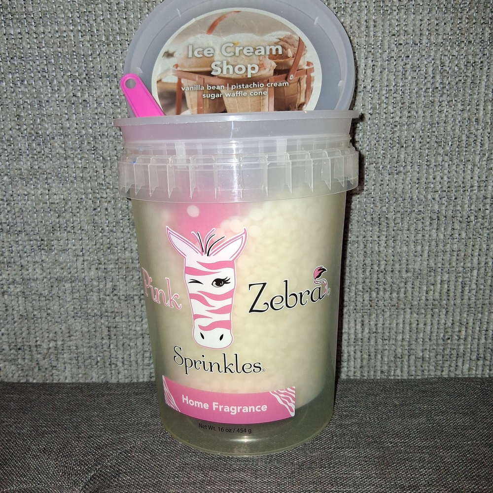 Pink Zebra Sprinkles Home Fragrance Beads - Cream, Pink
